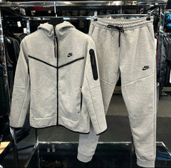 NIKE ΣΕΤ TECH FLEECE -ΓΚΡΙ FINISH SEASON